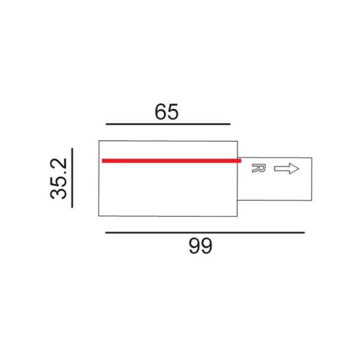 CLA TRACK-ACC - 3 Wire 1 Circuit / 4 Wire 3 Circuit Track End Cap & Live End (Left or Right)-CLA Lighting-Ozlighting.com.au