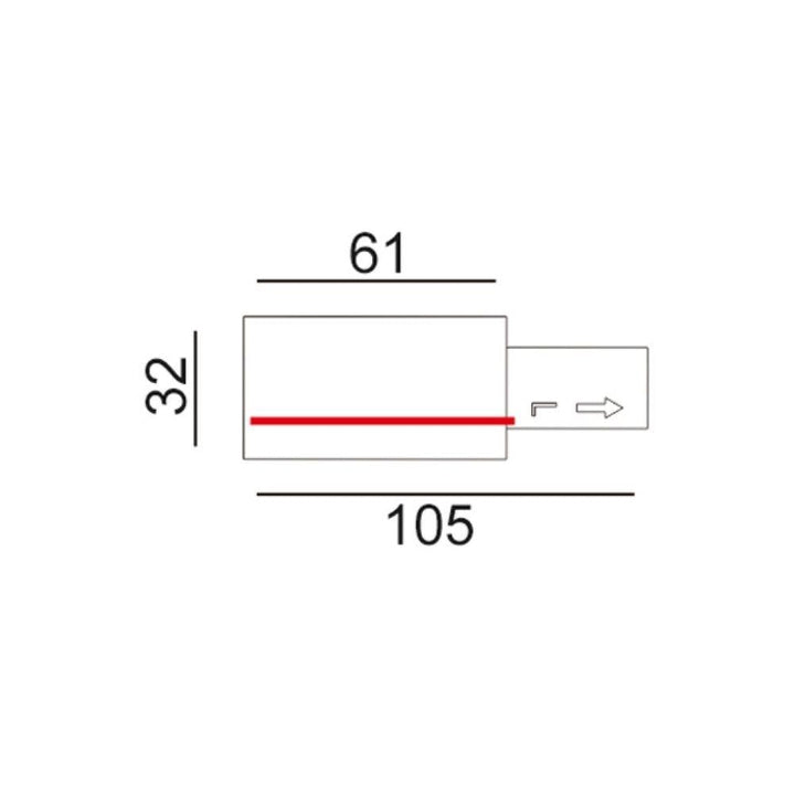 CLA TRACK-ACC - 3 Wire 1 Circuit / 4 Wire 3 Circuit Track End Cap & Live End (Left or Right)-CLA Lighting-Ozlighting.com.au