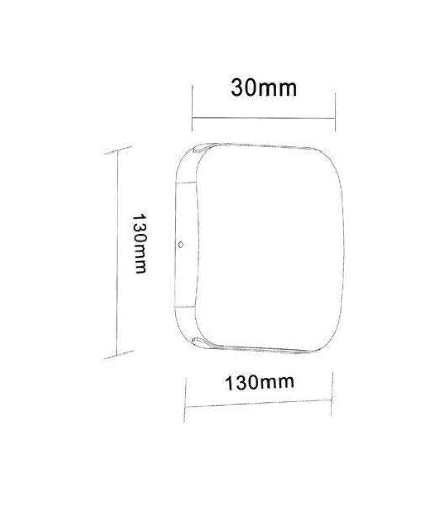 CLA VOX LED Step Light - 9W, 3000K, IP54, Up/Down-CLA Lighting-Ozlighting.com.au