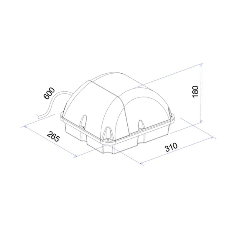 CLA WALLPACK 20W LED Outdoor Commercial Bulkhead Wall Pack Light IK10 IP65 - 5000K-CLA Lighting-Ozlighting.com.au