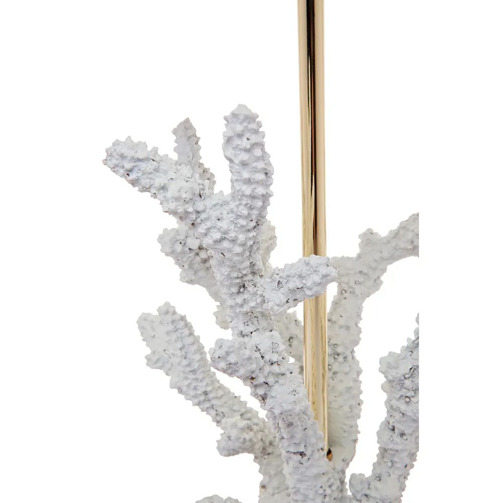 Cafe Lighting DAPHNE - Resin White Bleached Coral Table Lamp-Cafe Lighting-Ozlighting.com.au