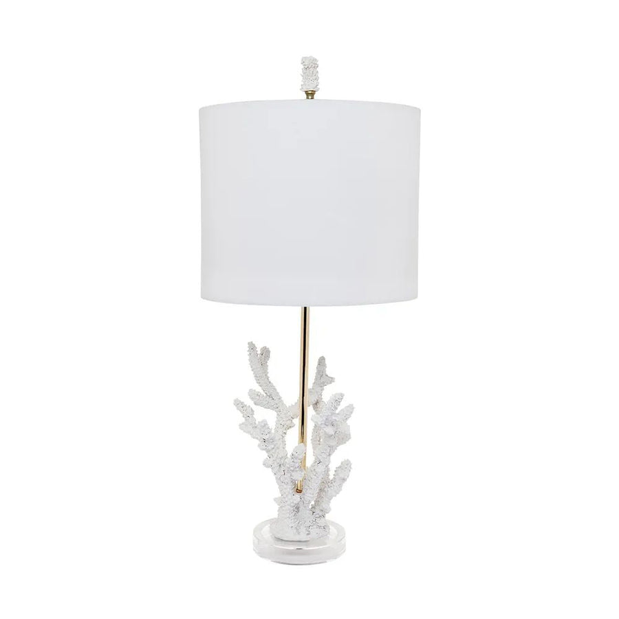 Cafe Lighting DAPHNE - Resin White Bleached Coral Table Lamp-Cafe Lighting-Ozlighting.com.au
