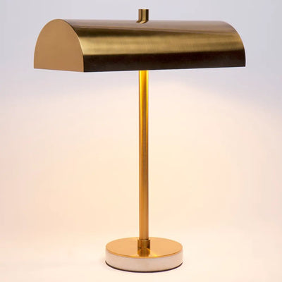Cafe Lighting HAMLIN - Brushed Brass Desk Lamp-Cafe Lighting-Ozlighting.com.au