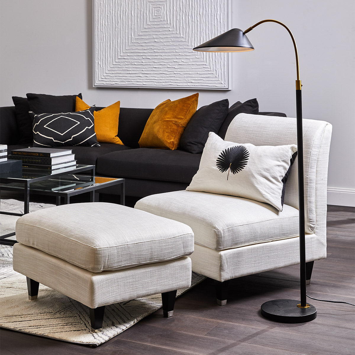 Cafe Lighting KENYA Floor Lamp - Metal-Cafe Lighting-Ozlighting.com.au