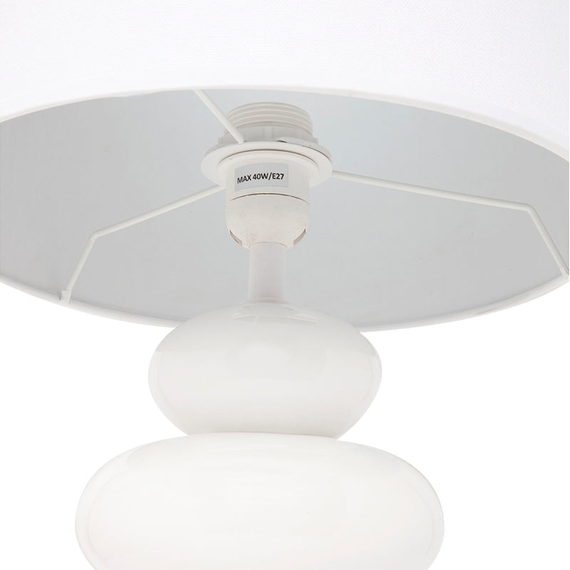 Cafe Lighting KOA Table Lamp - White Matt Ceramic-Cafe Lighting-Ozlighting.com.au