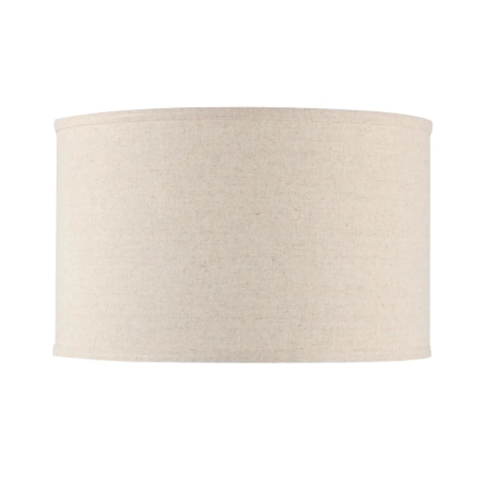 Cafe Lighting LEFT BANK Lamp Shade Only - Linen Drum, TABLE LAMP BASE/SUSPENSION REQUIRED-Cafe Lighting-Ozlighting.com.au