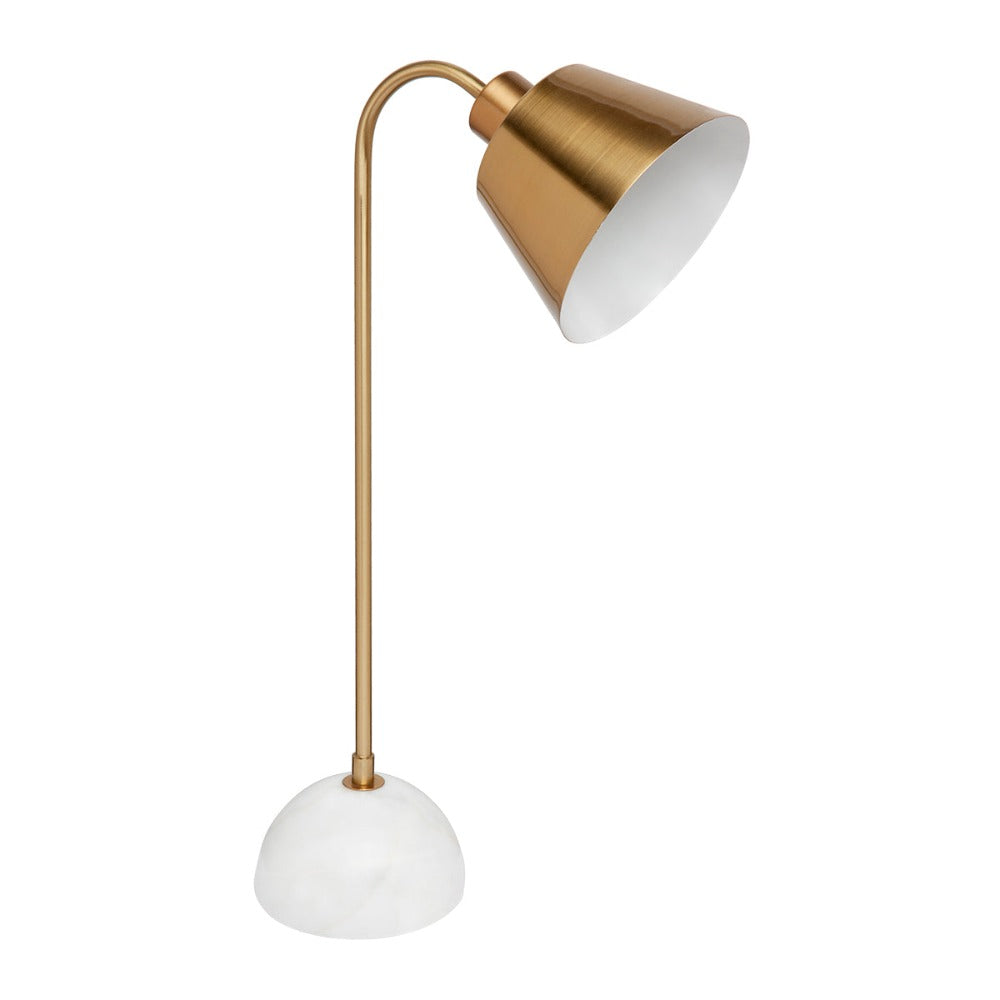Cafe Lighting NICHOLSON Table Lamp - White Marble-Cafe Lighting-Ozlighting.com.au