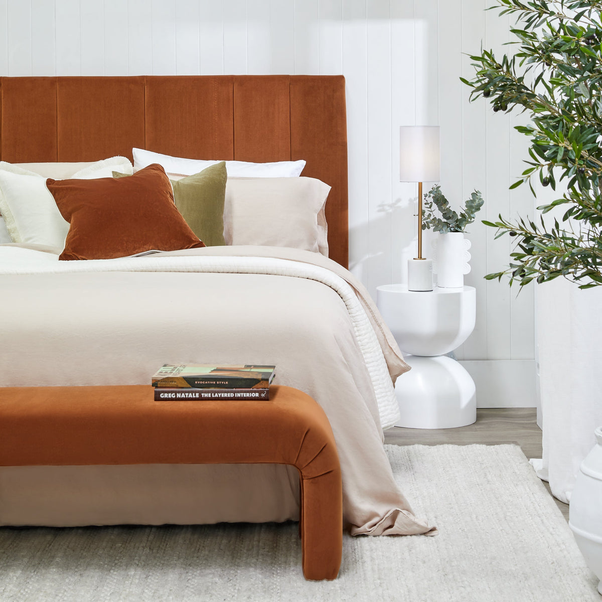 Cafe Lighting NOLA Table Lamp - White Marble-Cafe Lighting-Ozlighting.com.au