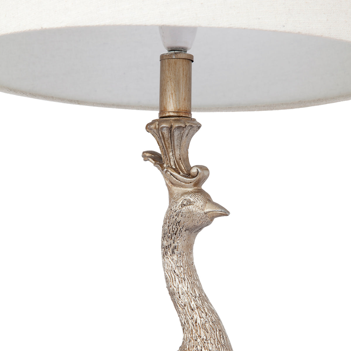 Cafe Lighting PEACOCK Table Lamp - Champagne Gold Peacock Resin-Cafe Lighting-Ozlighting.com.au