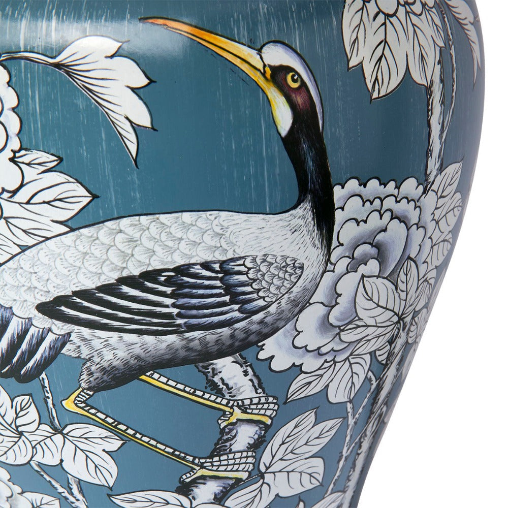 Cafe Lighting SERAPHINE Table Lamp - Oriental Painted Ceramic-Cafe Lighting-Ozlighting.com.au
