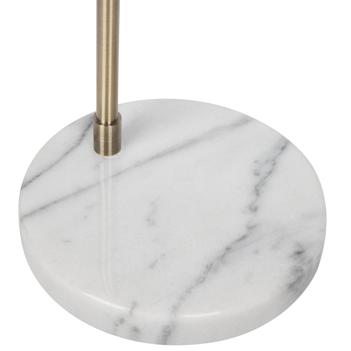 Cafe Lighting SNAPPER Floor Lamp - White Marble And Metal-Cafe Lighting-Ozlighting.com.au