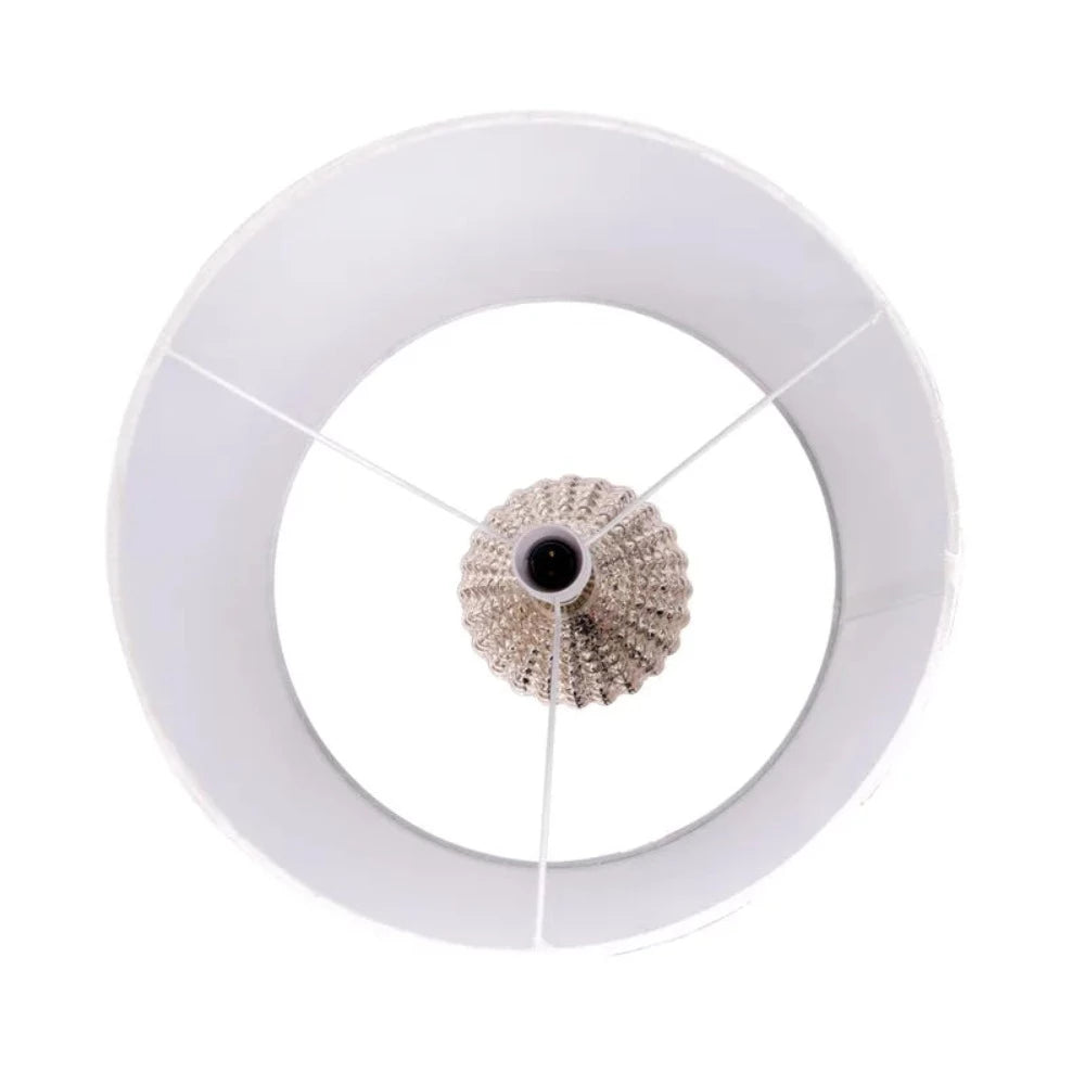 Cafe Lighting TABITHA Table Lamp - Dimpled Patterned Mercury Silver Glass-Cafe Lighting-Ozlighting.com.au