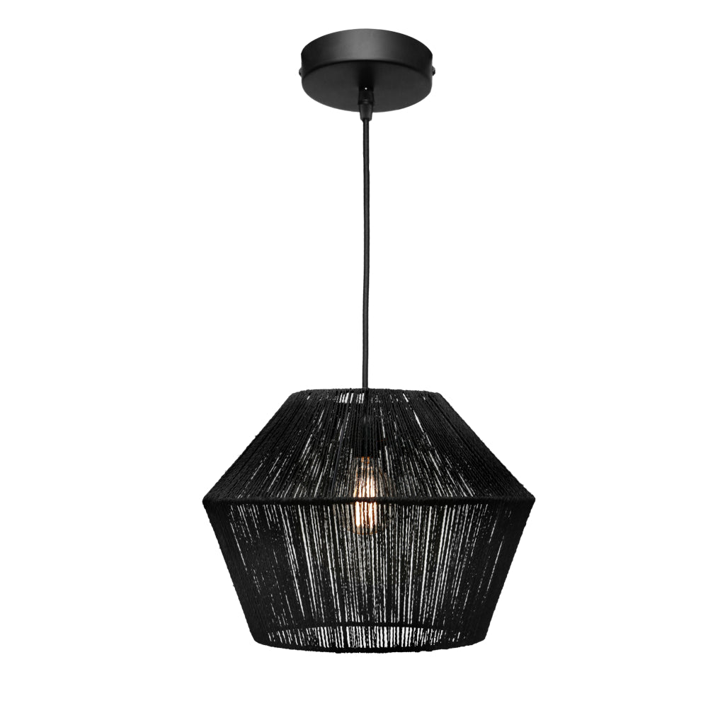 Cougar CASSIE Pendant Light - Natural String Woven-Cougar Lighting-Ozlighting.com.au