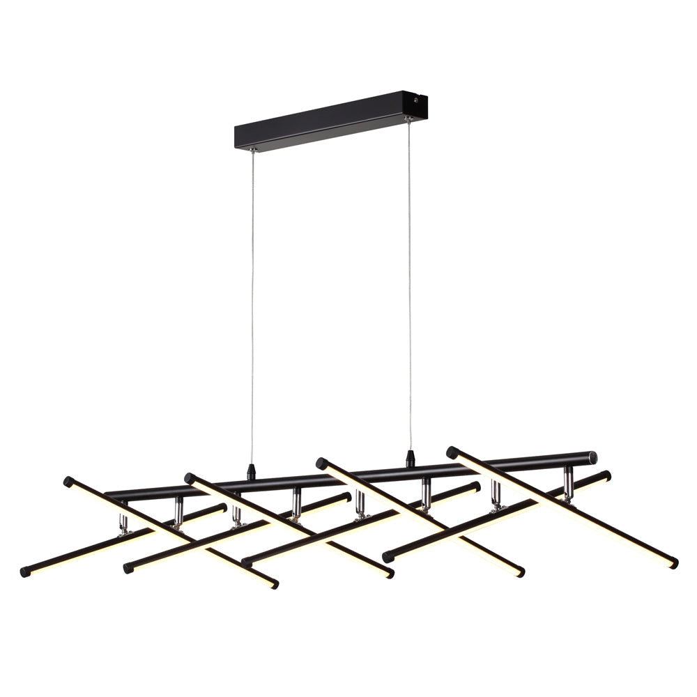Cougar METRIX LED Linear Pendant - 6/8 Light Adjustable Bar, 3000K-Cougar Lighting-Ozlighting.com.au