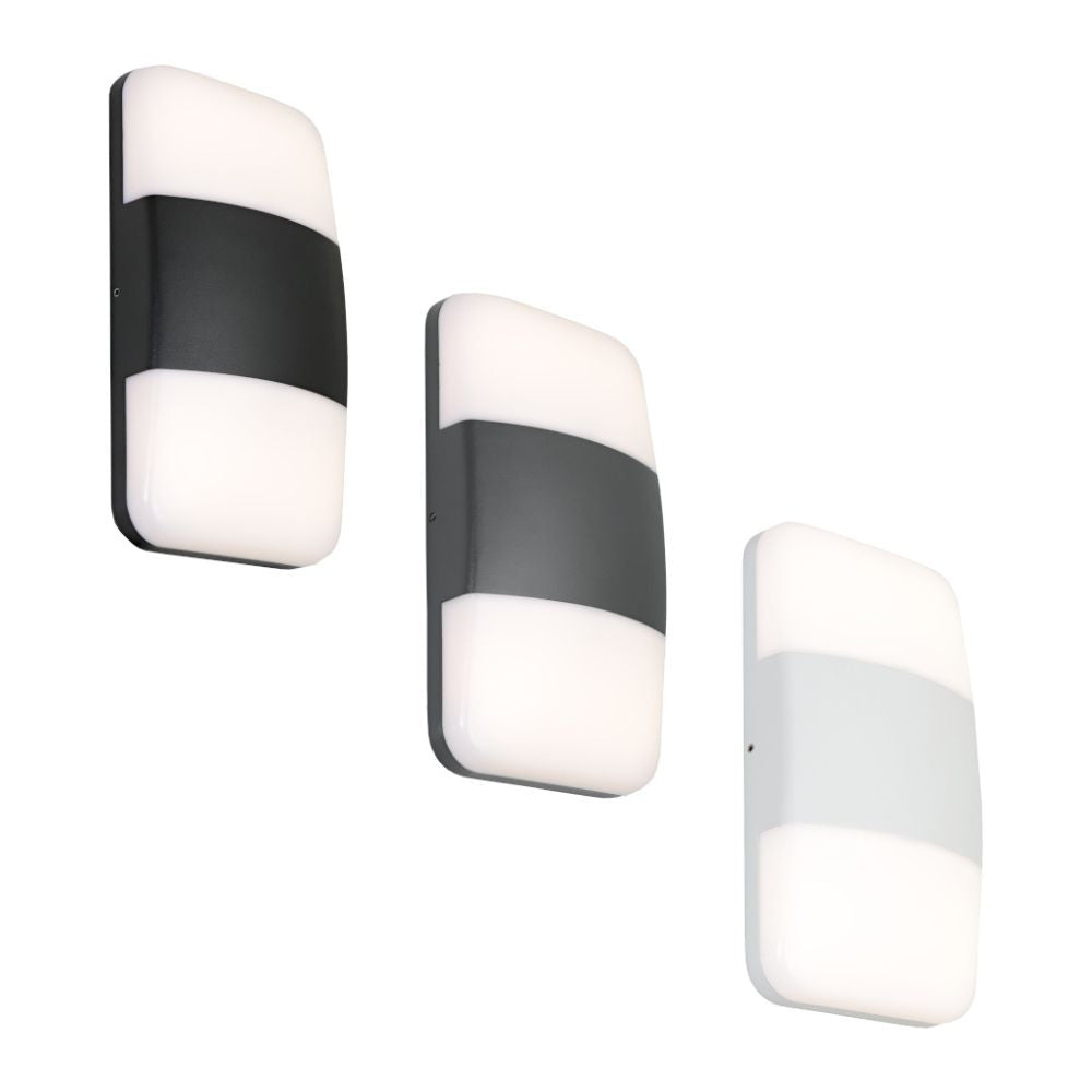 Cougar UMINA LED Outdoor Wall Light - 10W Tri-Colour Flush, IP65-Cougar Lighting-Ozlighting.com.au