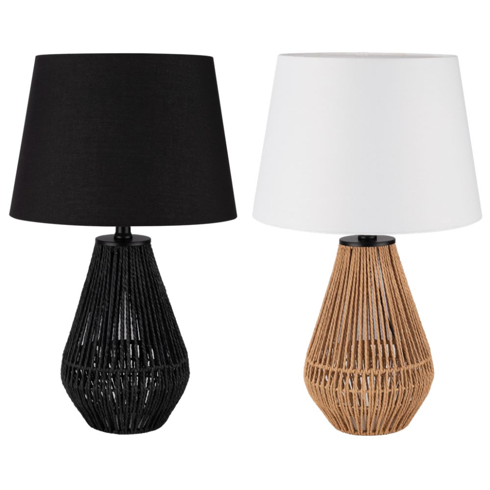 Domus CARTER-TL Table Lamp - Paper Rope-Domus Lighting-Ozlighting.com.au