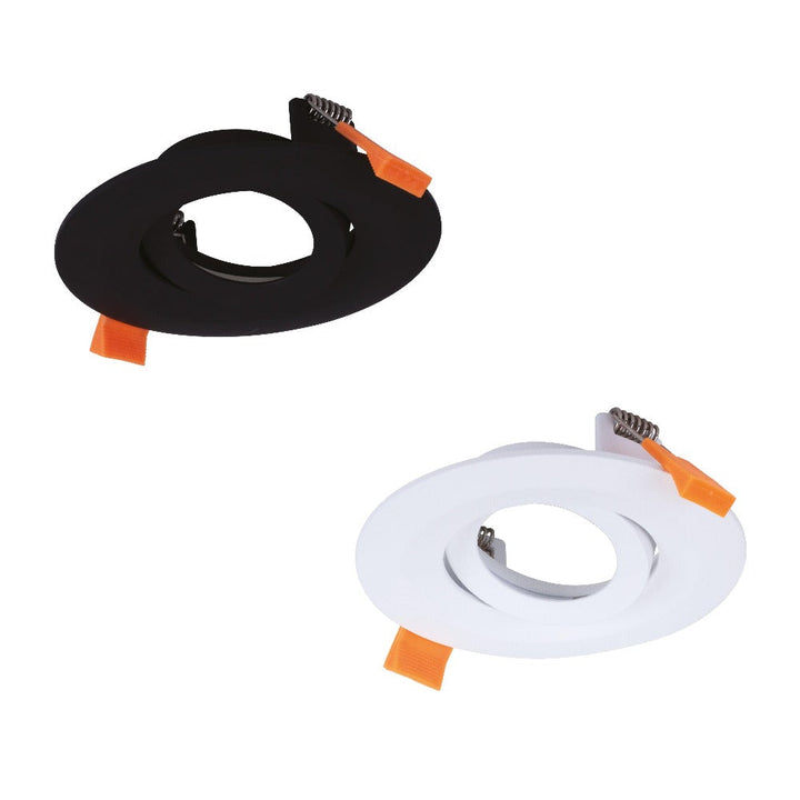 Domus CELL-T90 - Tiltable T90 Downlight Frame To Suit CELL Downlight Module Series-Domus Lighting-Ozlighting.com.au
