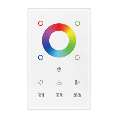 Domus CHAM-TOUCH-3C - RGBW LED RF And Bluetooth Touch Wall Control-Domus Lighting-Ozlighting.com.au
