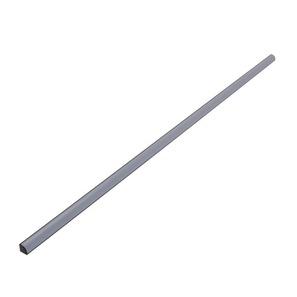 Domus CORNER Aluminium LED Mounting Profile - with Diffuser, Round, Surface Mounted, Per Metre-Domus Lighting-Ozlighting.com.au