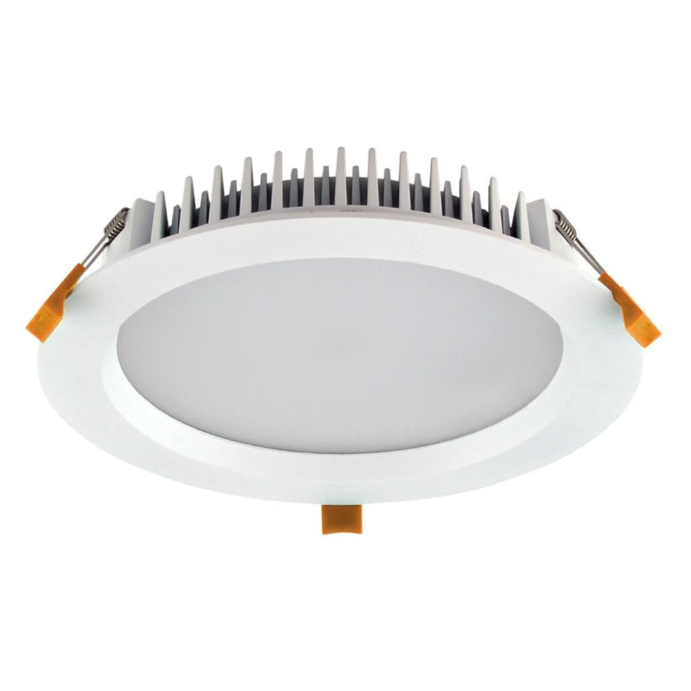 Domus DECO-28-DALI LED Downlight - 28W, Tri-Colour, DALI Dimmable, IP44, Round, Deep Face-Domus Lighting-Ozlighting.com.au