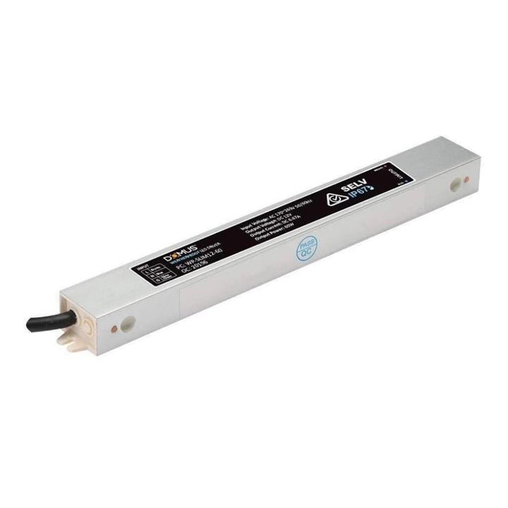 Domus DRIVER-WP12/SLIM - 12V DC Constant Voltage Weatherproof IP66 LED Driver-Domus Lighting-Ozlighting.com.au