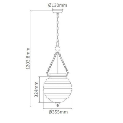 Domus ERIN - 3 Light Lantern Pendant-Domus Lighting-Ozlighting.com.au