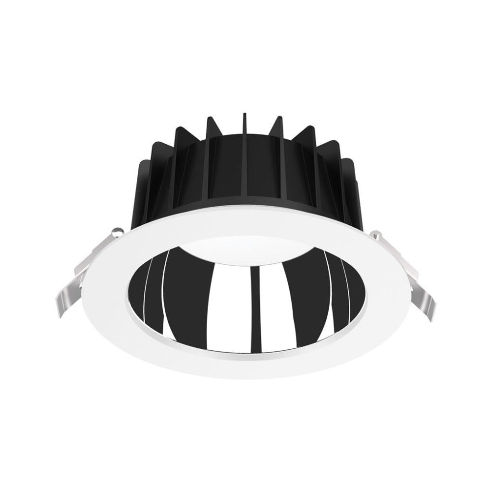 Domus EXPO-DALI - 10W/25W/35W LED Tri-Colour DALI Dimmable Low Glare Polished Reflector Deepset Downlight IP44-Domus Lighting-Ozlighting.com.au