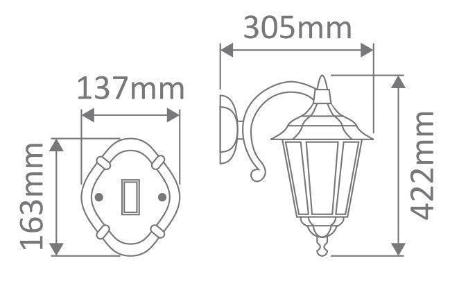 Domus GT-1074 Chester Wall Light - Downward-Domus Lighting-Ozlighting.com.au
