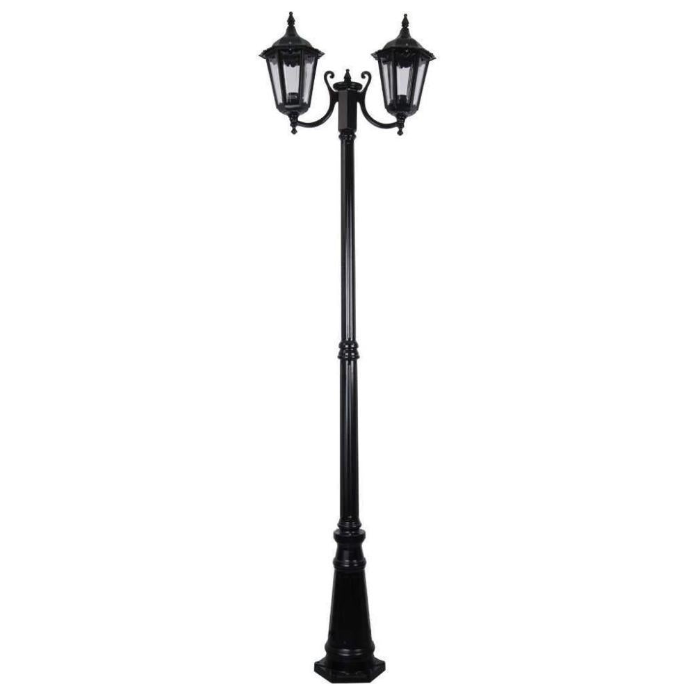 Domus GT-1077 Chester Post Light - Twin Head-Domus Lighting-Ozlighting.com.au