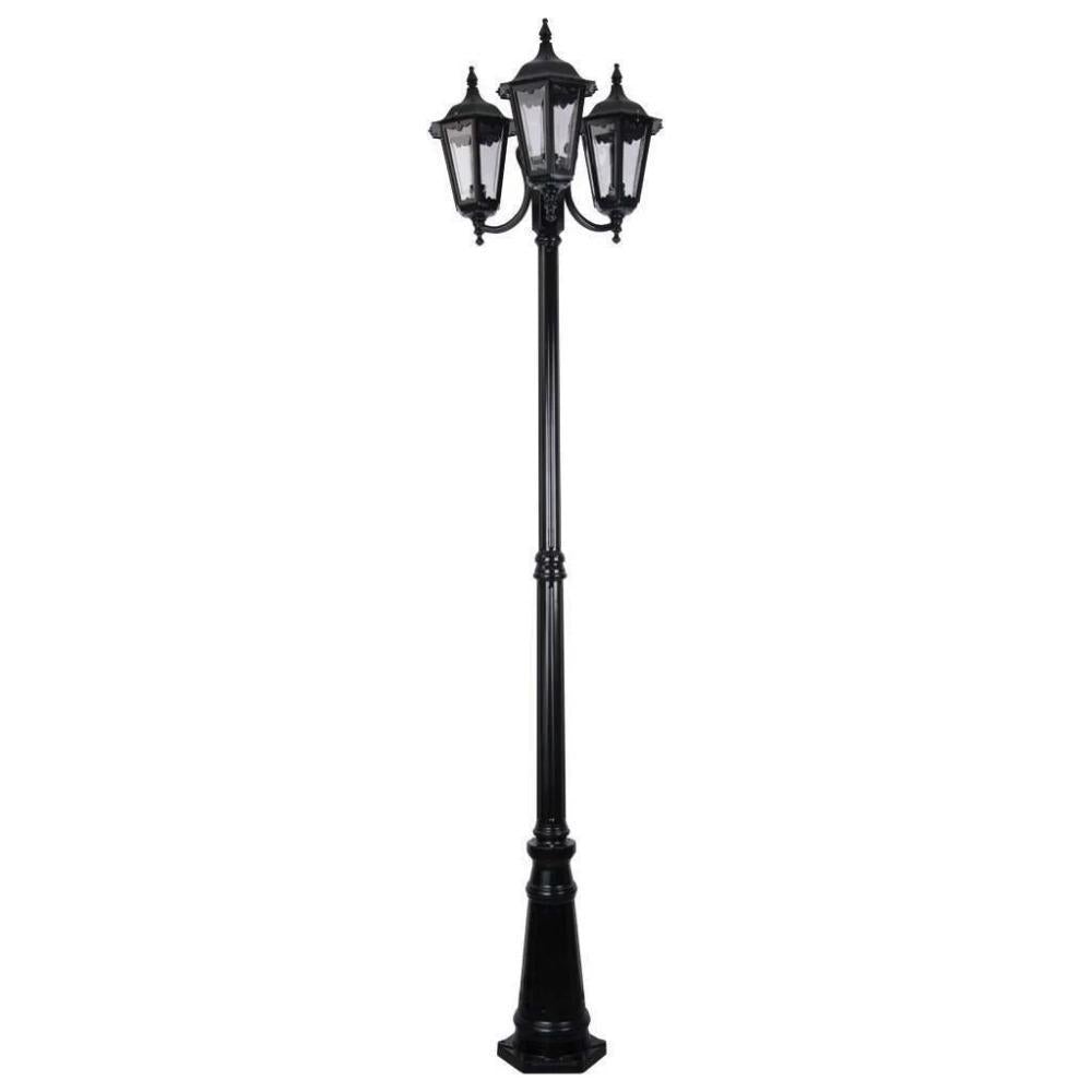 Domus GT-1078 Chester Post Light - Triple Head-Domus Lighting-Ozlighting.com.au