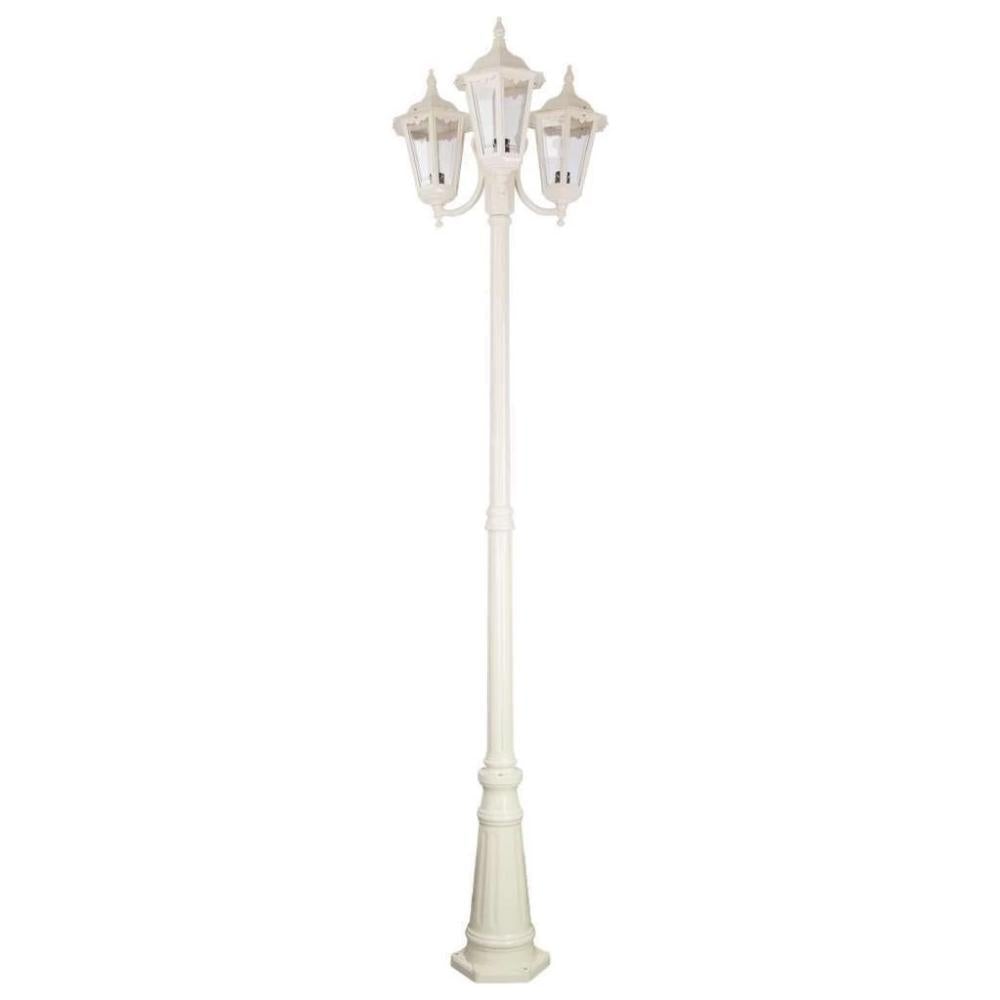 Domus GT-1078 Chester - Triple Head Curved Arm Tall Post Light-Domus Lighting-Ozlighting.com.au