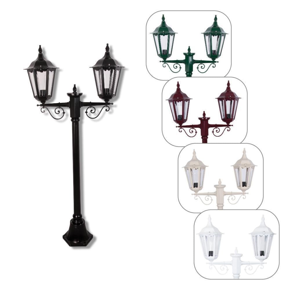 Domus GT-135 Chester Post Light - Twin Head-Domus Lighting-Ozlighting.com.au