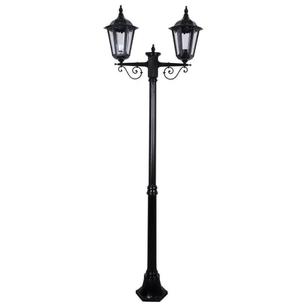 Domus GT-137 Chester Post Light - Twin Head-Domus Lighting-Ozlighting.com.au