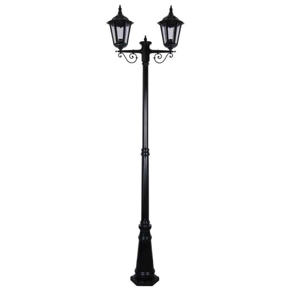 Domus GT-140 Chester Post Light - Twin Head-Domus Lighting-Ozlighting.com.au