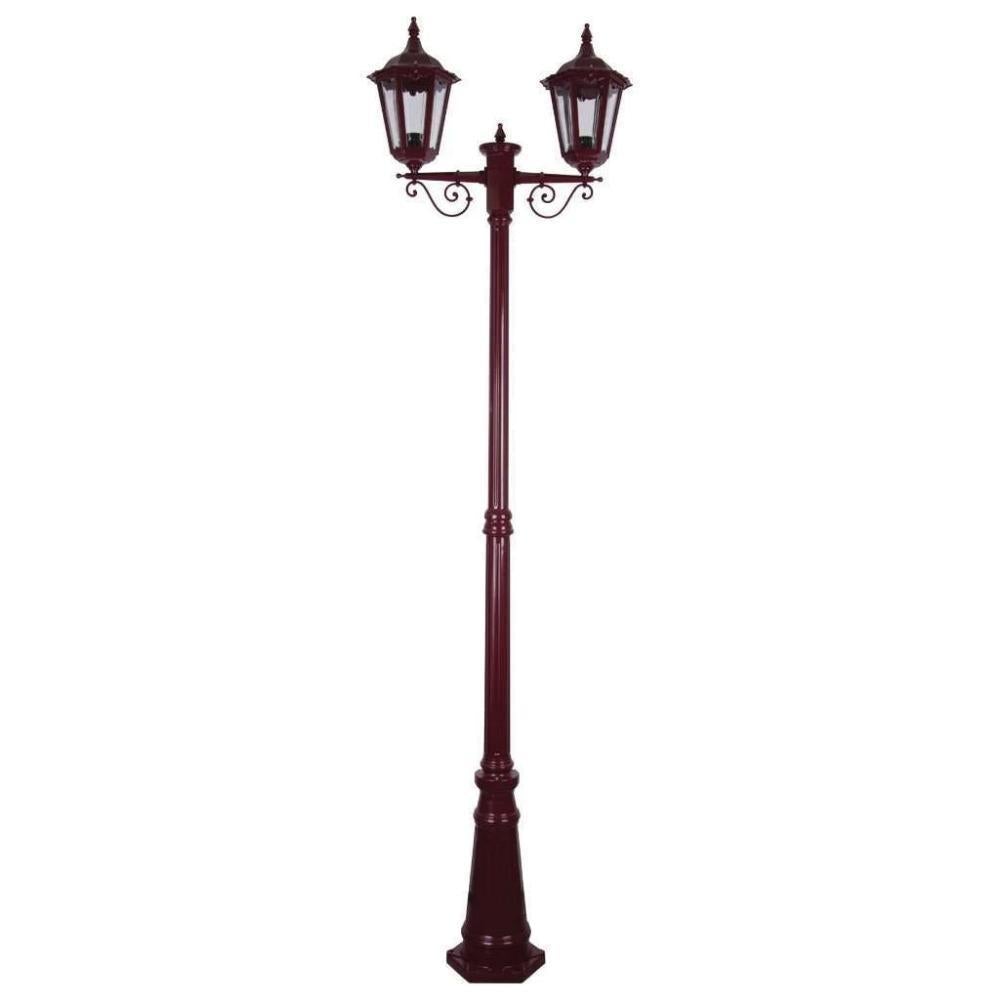 Domus GT-140 Chester Post Light - Twin Head-Domus Lighting-Ozlighting.com.au