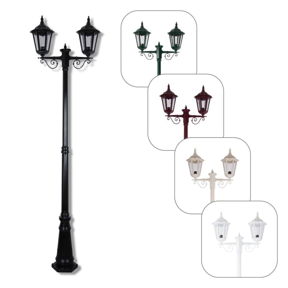 Domus GT-140 Chester Post Light - Twin Head-Domus Lighting-Ozlighting.com.au