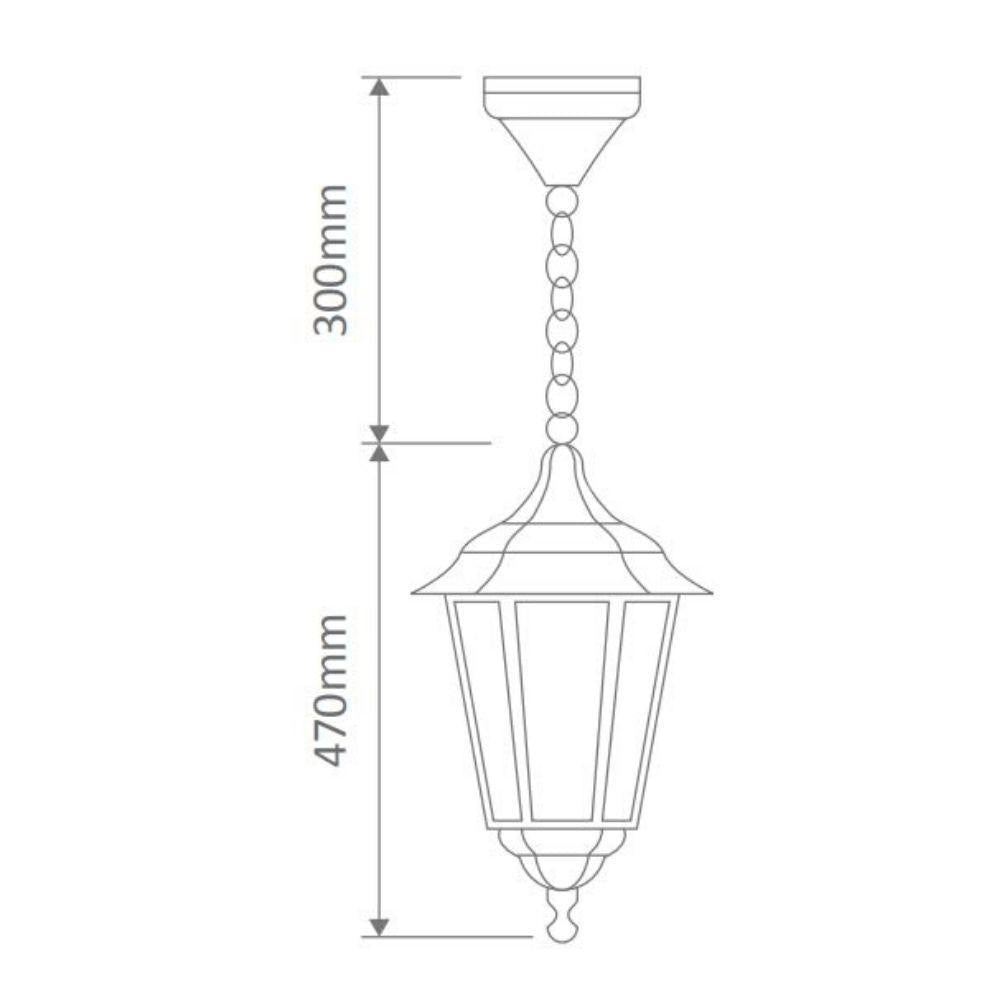 Domus GT-165 Chester Large - Exterior Pendant Light-Domus Lighting-Ozlighting.com.au