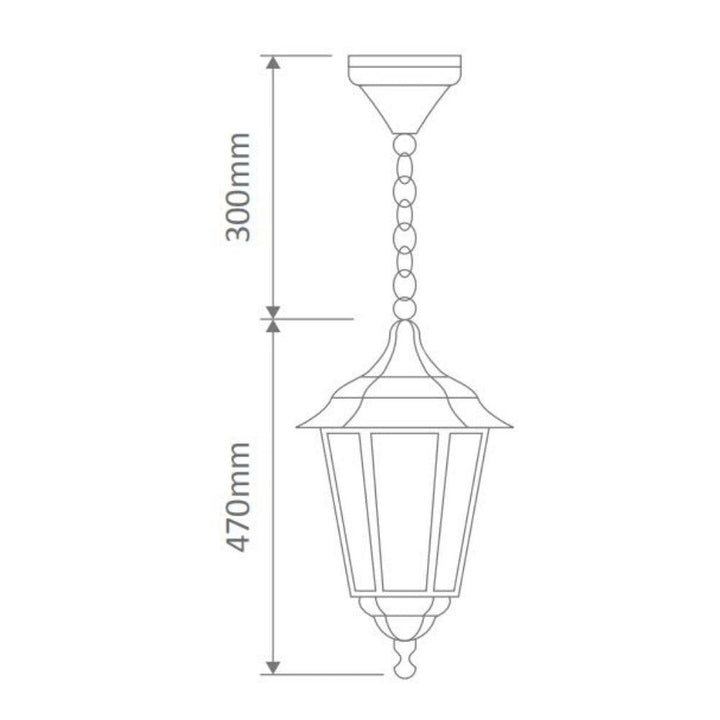 Domus GT-165 Chester Large - Exterior Pendant Light-Domus Lighting-Ozlighting.com.au