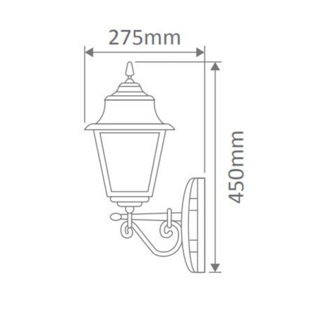 Domus GT-231 Paris Wall Light - Upward-Domus Lighting-Ozlighting.com.au