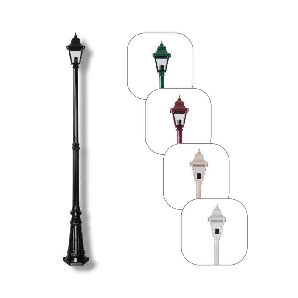 Domus GT-238 Paris Post Light - Single-Domus Lighting-Ozlighting.com.au