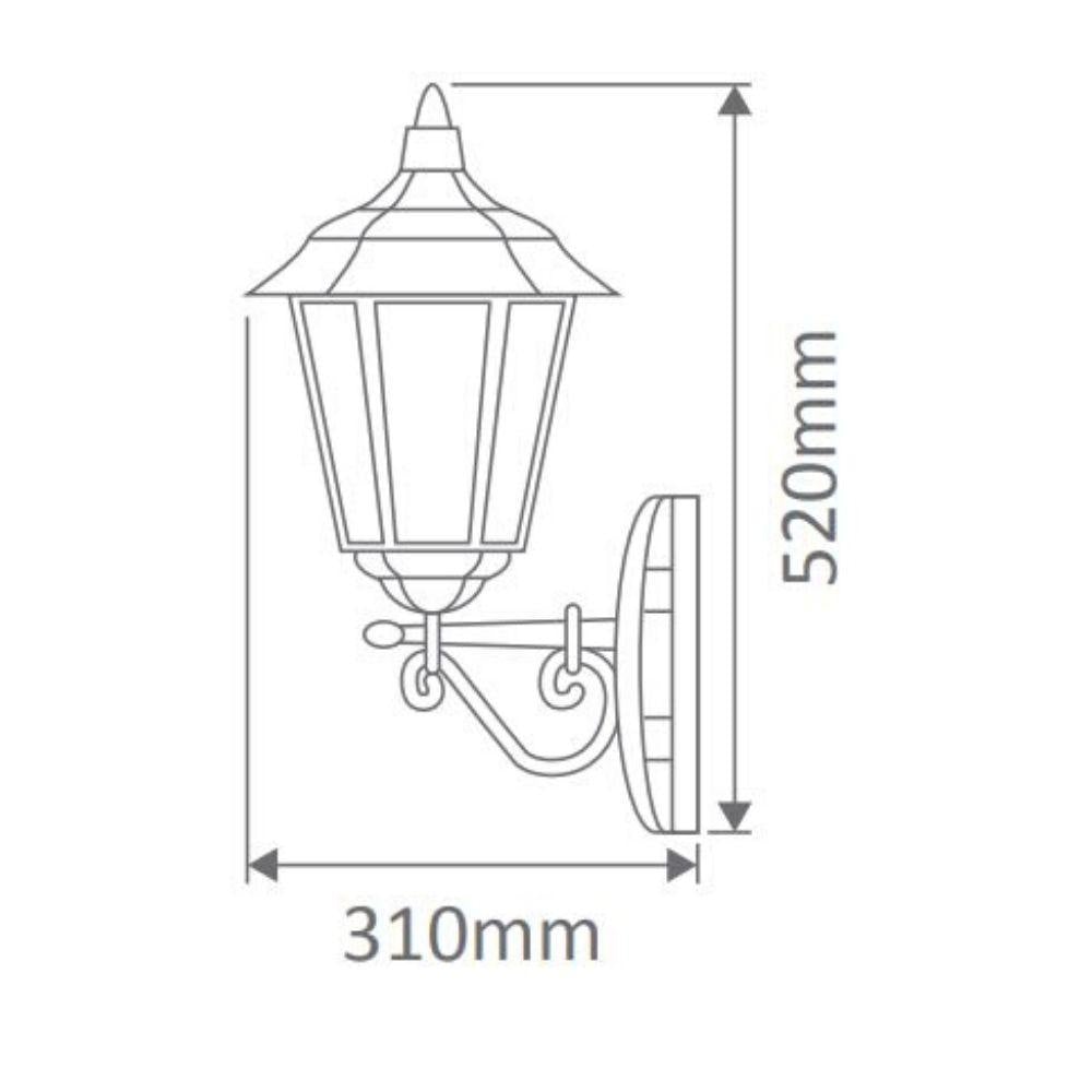 Domus GT-421 Turin Wall Light - Upward-Domus Lighting-Ozlighting.com.au