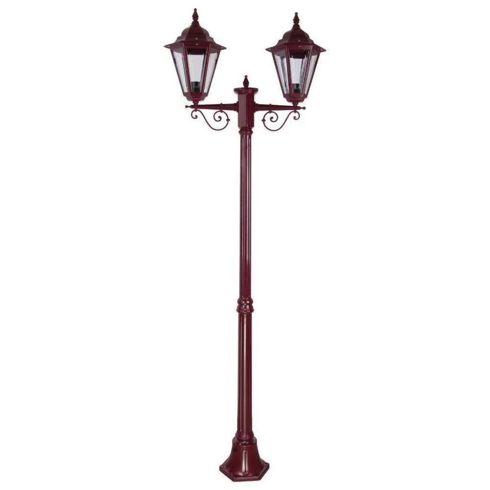 Domus GT-427 Turin Post Light - Twin Head-Domus Lighting-Ozlighting.com.au