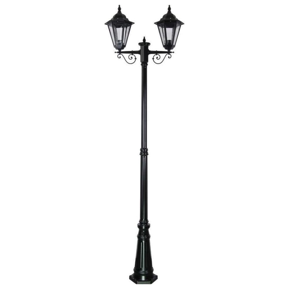 Domus GT-430 Turin Post Light - Twin Head-Domus Lighting-Ozlighting.com.au