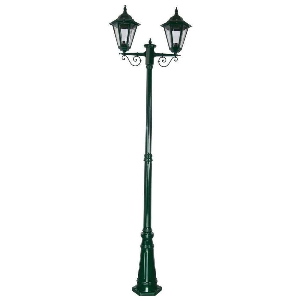 Domus GT-430 Turin Post Light - Twin Head-Domus Lighting-Ozlighting.com.au