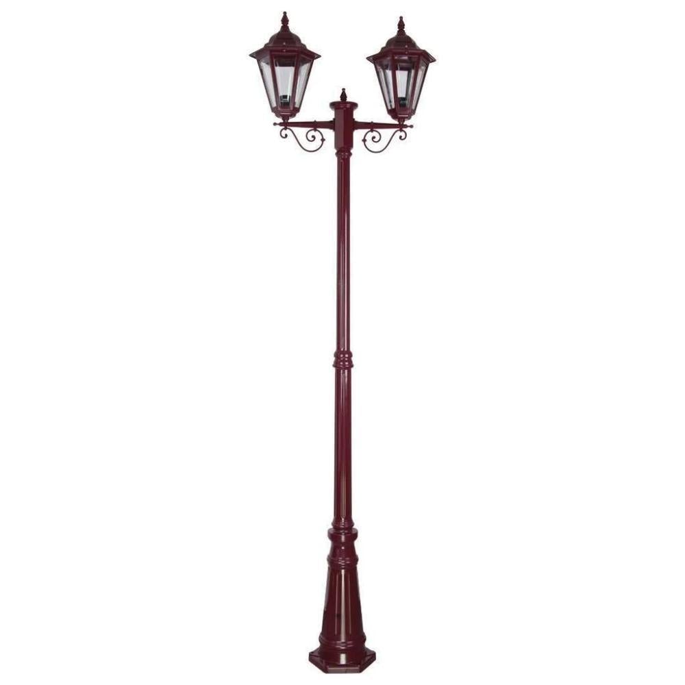 Domus GT-430 Turin Post Light - Twin Head-Domus Lighting-Ozlighting.com.au