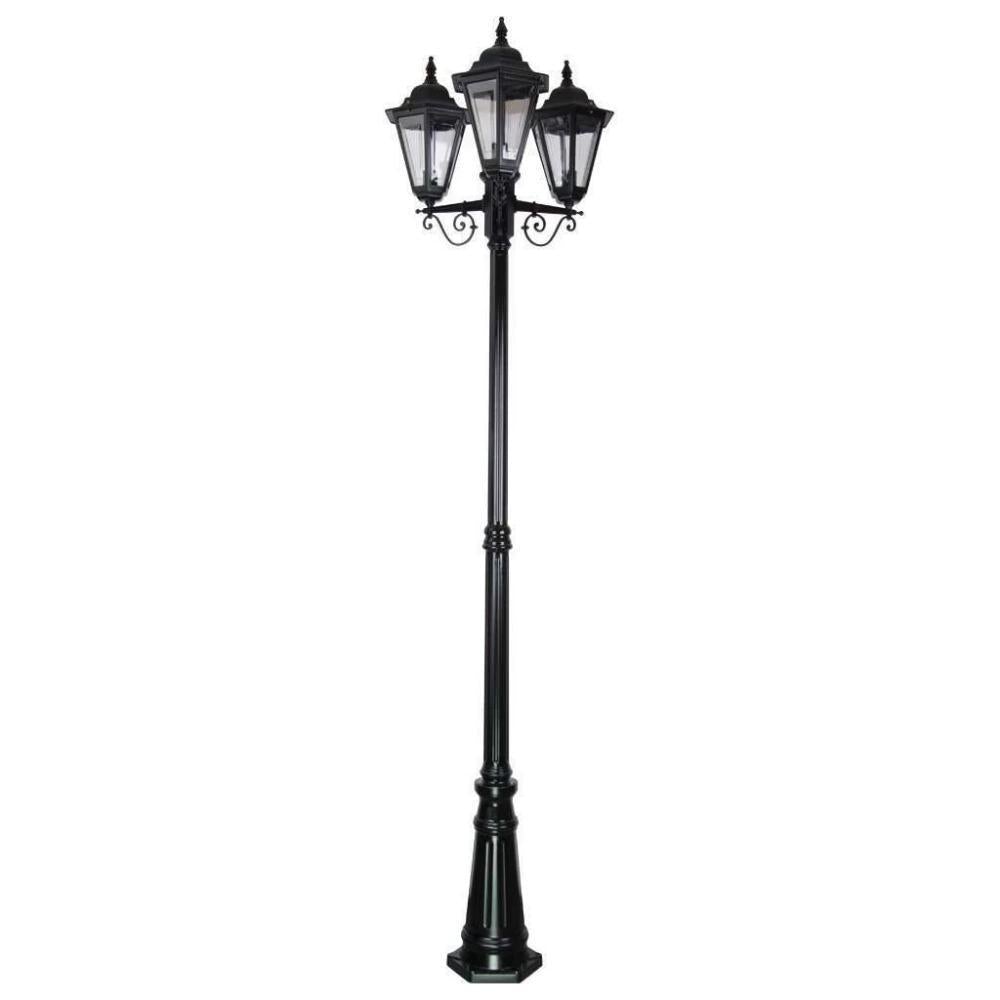 Domus GT-432 Turin Post Light - Triple Head-Domus Lighting-Ozlighting.com.au