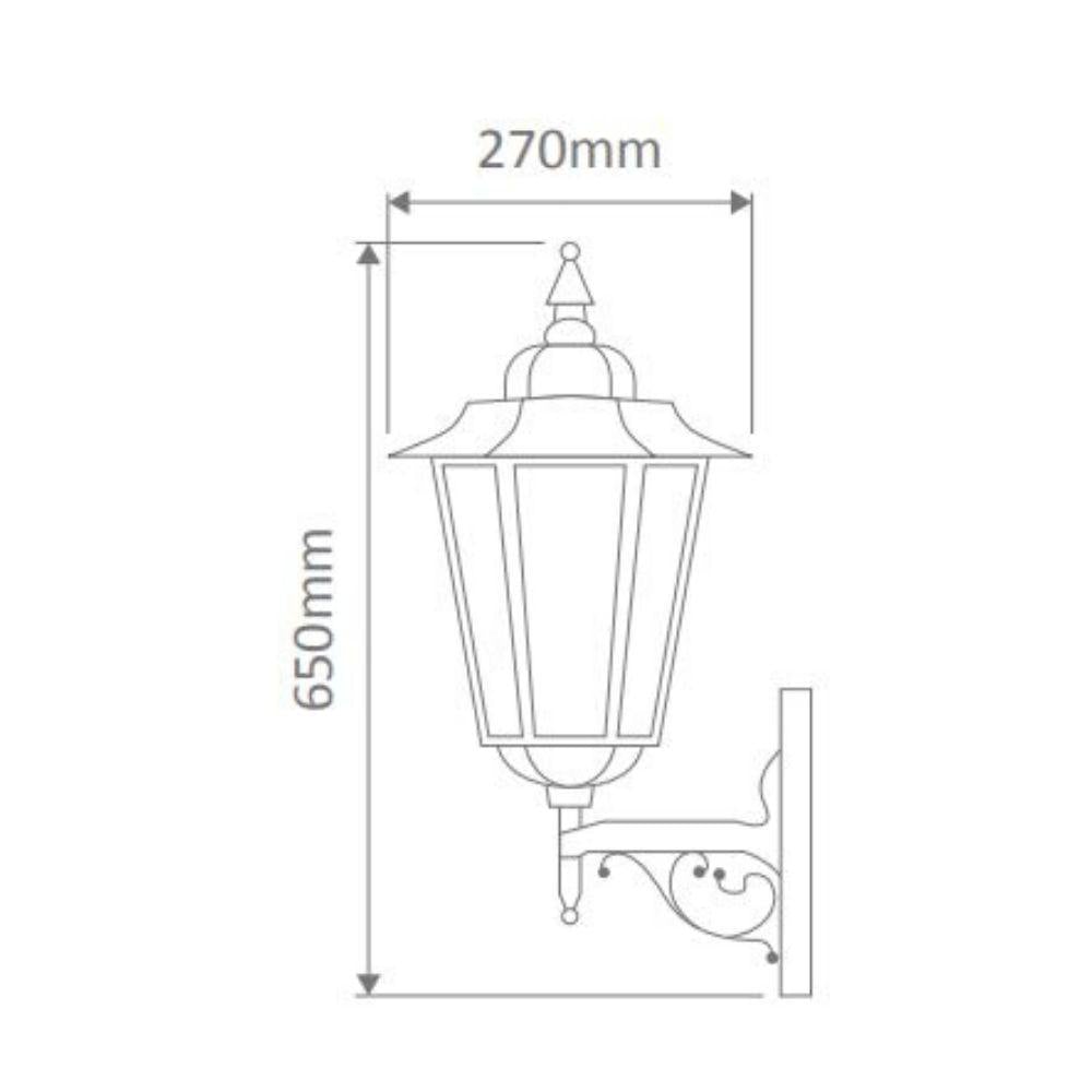 Domus GT-481 Turin Large Wall Light - Upward-Domus Lighting-Ozlighting.com.au