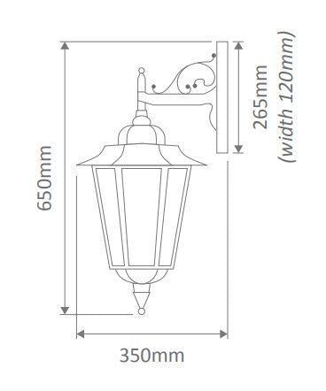 Domus GT-482 Turin Large Wall Light - Downward-Domus Lighting-Ozlighting.com.au
