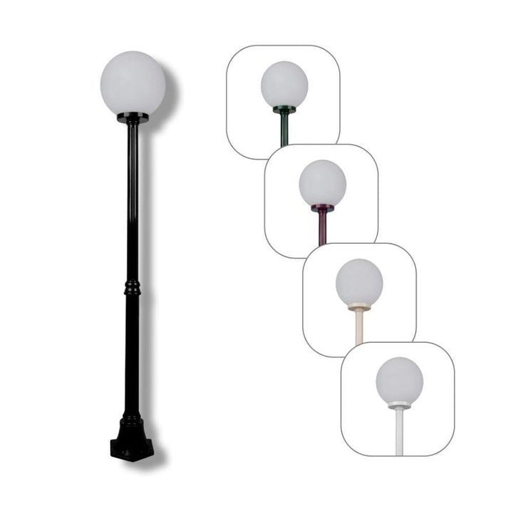 Domus GT-556 Siena - 30cm Sphere Medium Post-Domus Lighting-Ozlighting.com.au