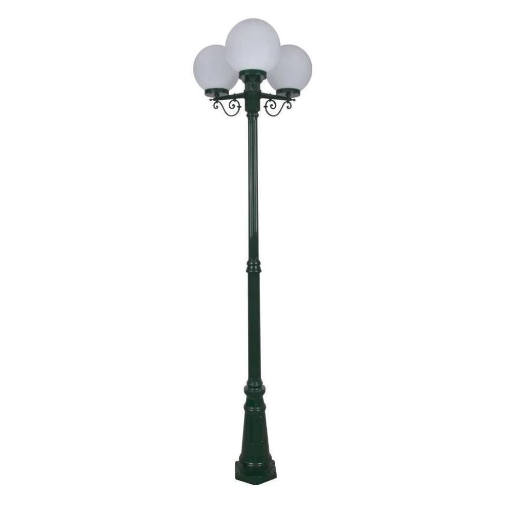 Domus GT-562 Siena - Triple 25cm Spheres Tall Post-Domus Lighting-Ozlighting.com.au